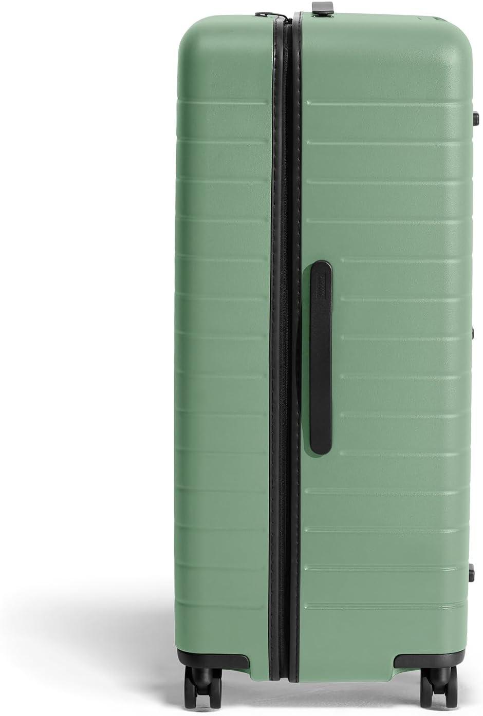 image:imageAway Large Trunk Luggage 31 Inch Hardside Suitcase with Spinner Wheels Lightweight amp Durable TSA Lock Ideal for Long Trips Navy BlueSea Green