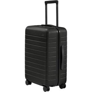 Away Bigger Carry-On Luggage, Lightweight Hardside Large Suitcase with Spinner Wheels, TSA Lock, Airline Approved, Navy Blue(Jet Black)