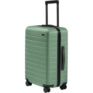 Away Bigger Carry-On Luggage, Lightweight Hardside Large Suitcase with Spinner Wheels, TSA Lock, Airline Approved, Navy Blue(Sea Green)