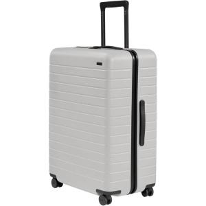 Away Large Checked Luggage, 29 Inch Hardside Suitcase with Spinner Wheels, Lightweight & Durable, TSA Lock, Salt White Matte(Cloud Gray)