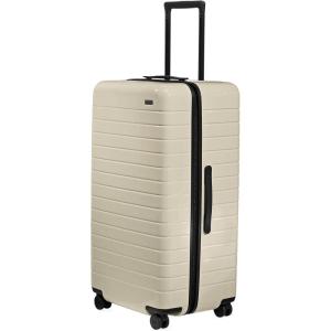 Away Large Trunk Luggage, 31 Inch Hardside Suitcase with Spinner Wheels, Lightweight & Durable, TSA Lock, Ideal for Long Trips, Navy Blue(Salt White)
