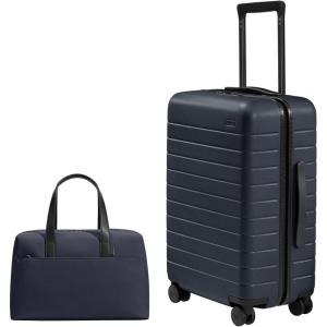 Away Travel Duo: Bigger Carry-On Suitcase & Everywhere Duffle Bag Set – Maximize Packing & Organization, Navy Blue