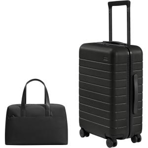 Away Travel Duo: Carry-On Suitcase & Everywhere Bag Set – Jet Black, Seamless Travel & Organization