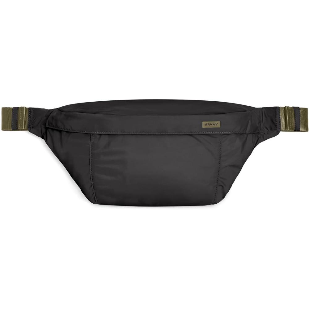 image:imageAway Packable Sling Bag  Versatile Lightweight Crossbody Bag for Travel Water Resistant Waist Pack for Women amp Men Ideal Foldable Travel Essential Jet BlackJet Black