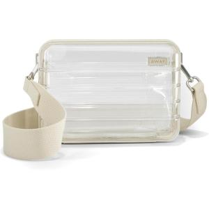 Away Clear Stadium Bag Mini, Transparent Crossbody bag for Concerts, Festivals & Sports Events(Salt White)