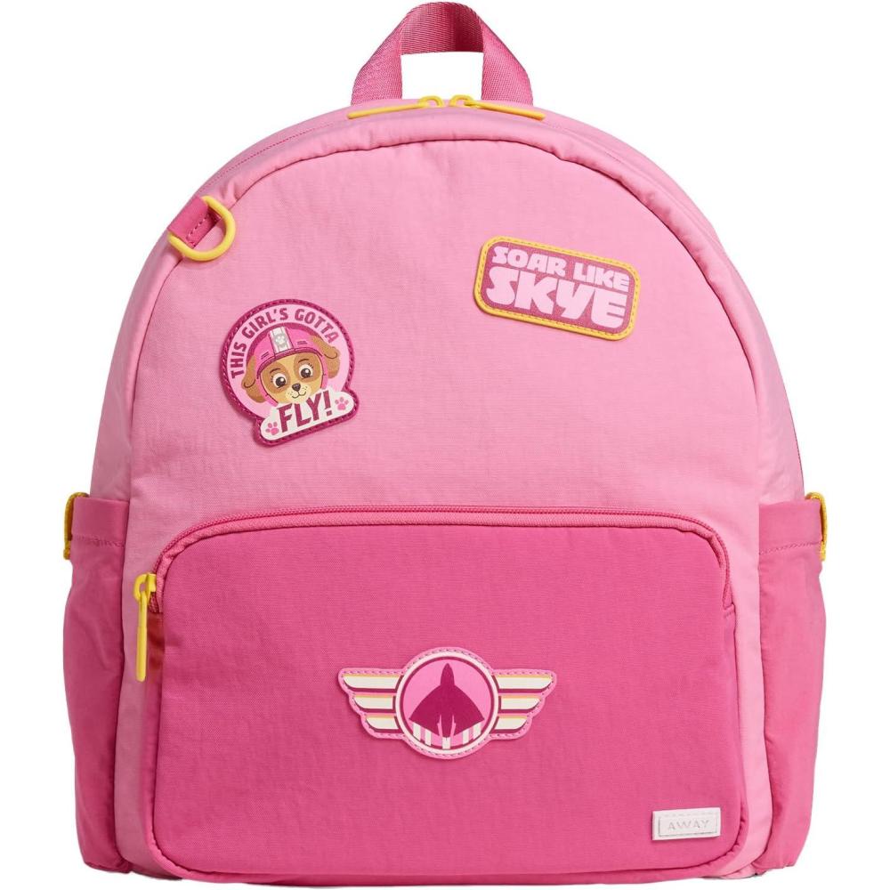 image:imageAway PAW Patrol Kids Backpack Lightweight Daypack Durable Zippered Backpack for Boys amp Girls Perfect for Trips amp Vacations Chase Badge BlueSkye Pilot Pink