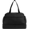 image:imageAway Featherlight Weekender Bag 44L Carry On Travel Duffel with Laptop Sleeve and Shoe Compartment Jet Black