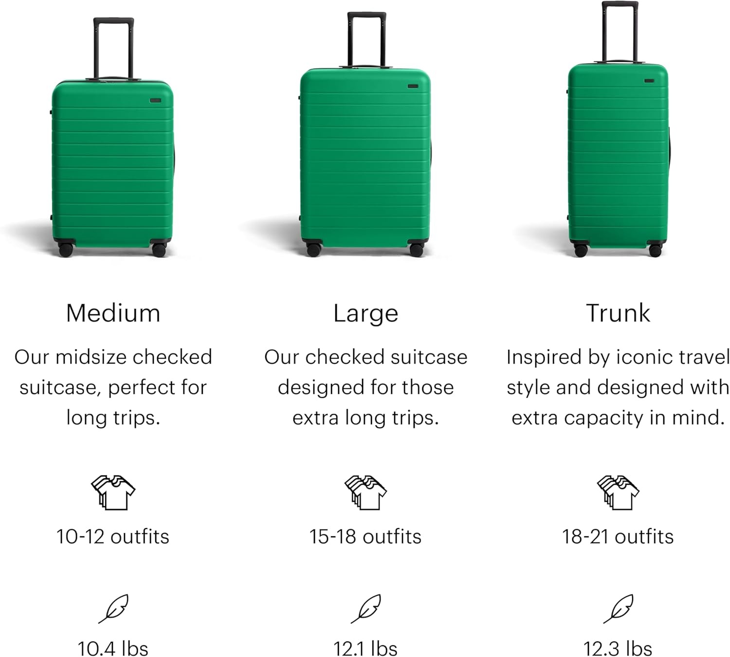 image:imageAway Amazon Exclusive Medium Checked Luggage 26Inch Lightweight Hardside Suitcase with Custom WhisperGlide 360 Wheels Interior Compression System TSAAccepted Lock Sky BluePalm Green