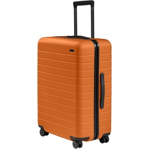 Away Amazon Exclusive Medium Checked Luggage – 26-Inch Lightweight Hardside Suitcase with Custom WhisperGlide 360° Wheels, Interior Compression System, TSA-Accepted Lock – Sky Blue(Sorbet Orange)