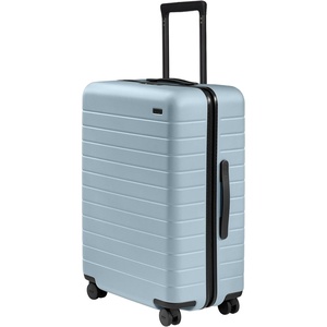 Away Amazon Exclusive Medium Checked Luggage – 26-Inch Lightweight Hardside Suitcase with Custom WhisperGlide 360° Wheels, Interior Compression System, TSA-Accepted Lock – Sky Blue(Sky Blue)
