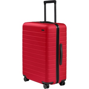 Away Amazon Exclusive Medium Checked Luggage – 26-Inch Lightweight Hardside Suitcase with Custom WhisperGlide 360° Wheels, Interior Compression System, TSA-Accepted Lock – Sky Blue(Cherry Red)