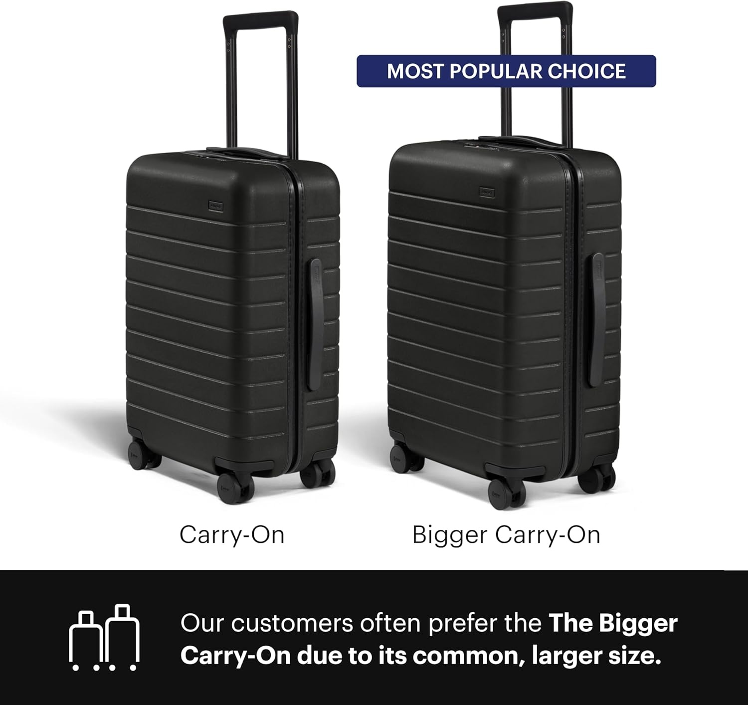 image:imageAway Amazon Exclusive CarryOn Luggage 22Inch Lightweight Hardside Suitcase with 360 Spinner Wheels Interior Compression System TSAApproved Lock Palm GreenJet Black