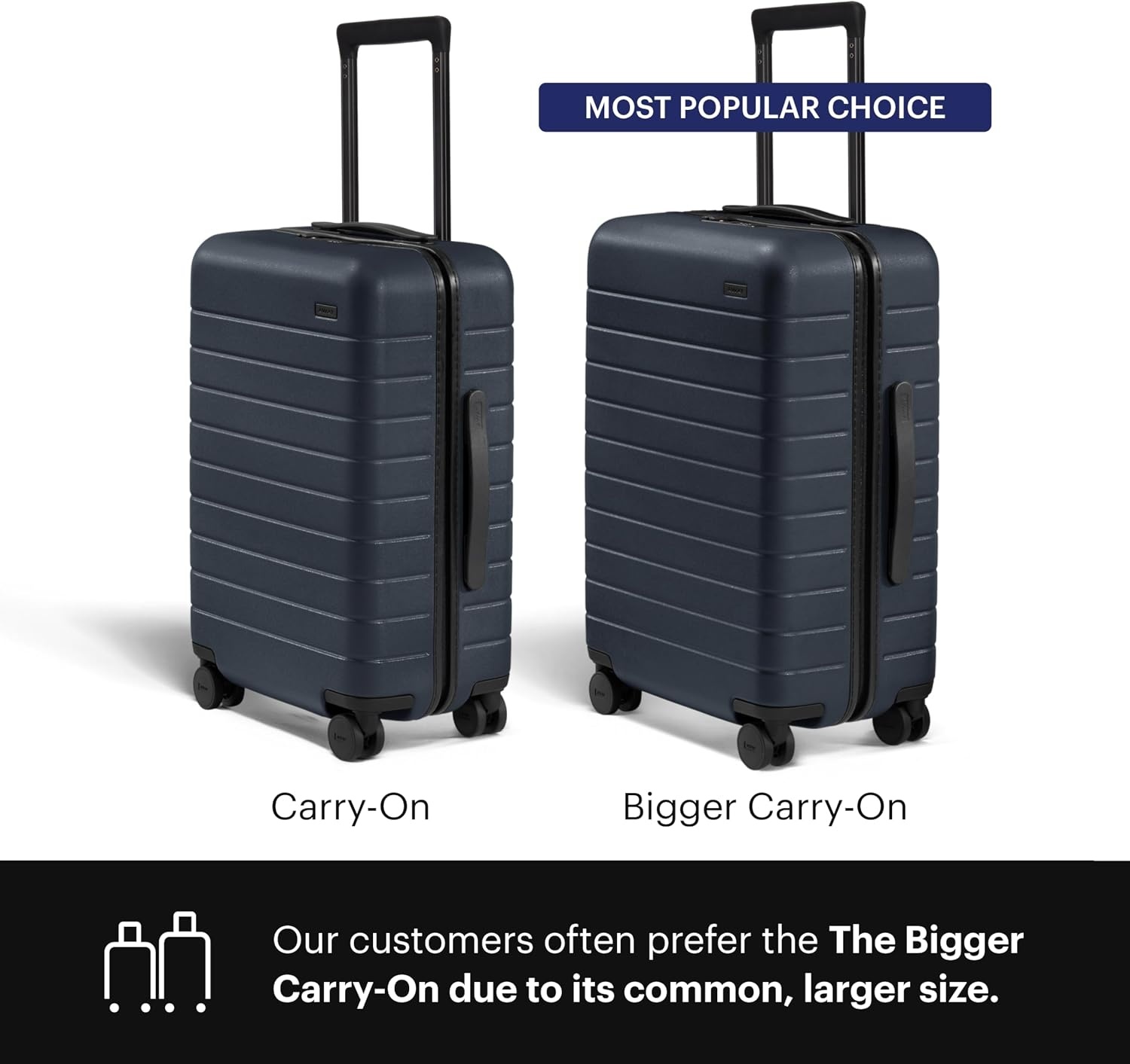 image:imageAway Amazon Exclusive CarryOn Luggage 22Inch Lightweight Hardside Suitcase with 360 Spinner Wheels Interior Compression System TSAApproved Lock Palm GreenNavy Blue